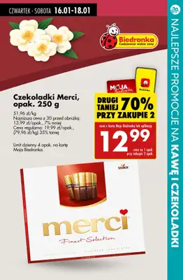 #DZIEŃ BABCI I DZIADKA - gazetka promocyjna Kawa i czekoladki dla Babci i Dziadka od czwartku 16.01 do soboty 18.01 - strona 2