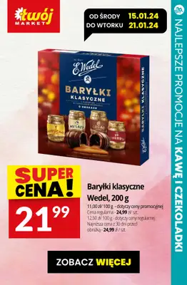 #DZIEŃ BABCI I DZIADKA - gazetka promocyjna Kawa i czekoladki dla Babci i Dziadka od czwartku 16.01 do soboty 18.01 - strona 12