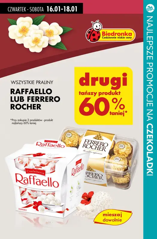 #TOP produkty - gazetka promocyjna Najlepsze promocje na czekoladki od czwartku 16.01 do soboty 18.01 - strona 6