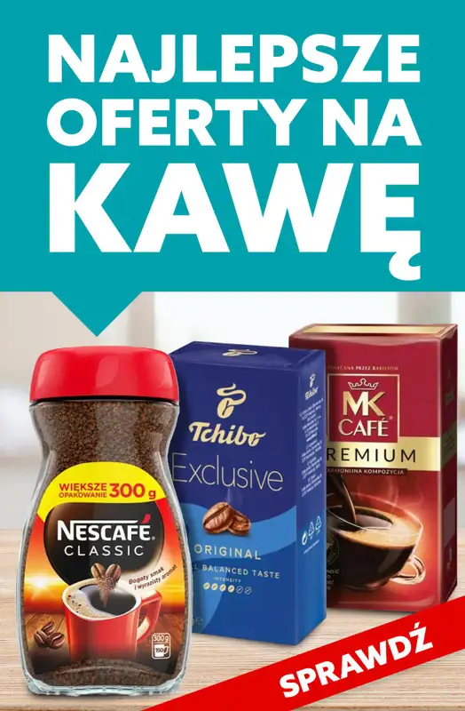#TOP produkty - gazetka promocyjna Najlepsze oferty na kawę od czwartku 16.01 do soboty 18.01
