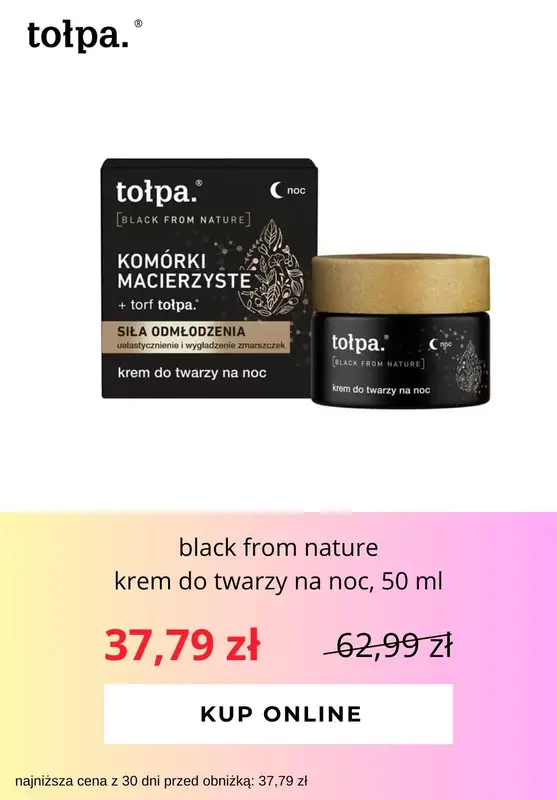 #DZIEŃ BABCI I DZIADKA - gazetka promocyjna Tołpa | Do -45% kosmetyki do pielęgnacji od poniedziałku 20.01 do czwartku 23.01 - strona 3