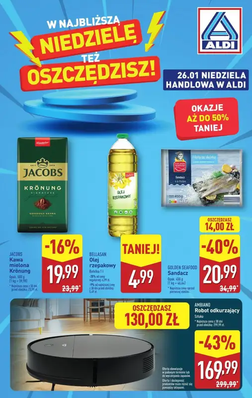 #OKAZJE w sklepach - gazetka promocyjna Weekend super cen w Aldi! od czwartku 23.01 do niedzieli 26.01 - strona 6