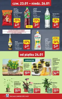 #OKAZJE w sklepach - gazetka promocyjna Weekend super cen w Aldi! od czwartku 23.01 do niedzieli 26.01 - strona 4 #OKAZJE w sklepach - gazetka promocyjna Weekend super cen w Aldi! od czwartku 23.01 do niedzieli 26.01 - strona 4
