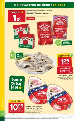 #OKAZJE w sklepach - gazetka promocyjna Stokrotka | Gazetka Supermarket od czwartku 23.01 do środy 29.01 - strona 2 #OKAZJE w sklepach - gazetka promocyjna Stokrotka | Gazetka Supermarket od czwartku 23.01 do środy 29.01 - strona 2