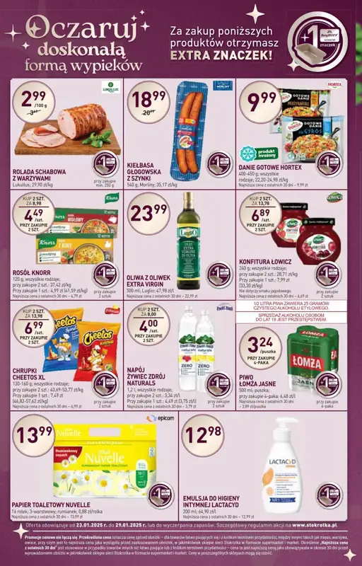 #OKAZJE w sklepach - gazetka promocyjna Stokrotka | Gazetka Supermarket od czwartku 23.01 do środy 29.01 - strona 10