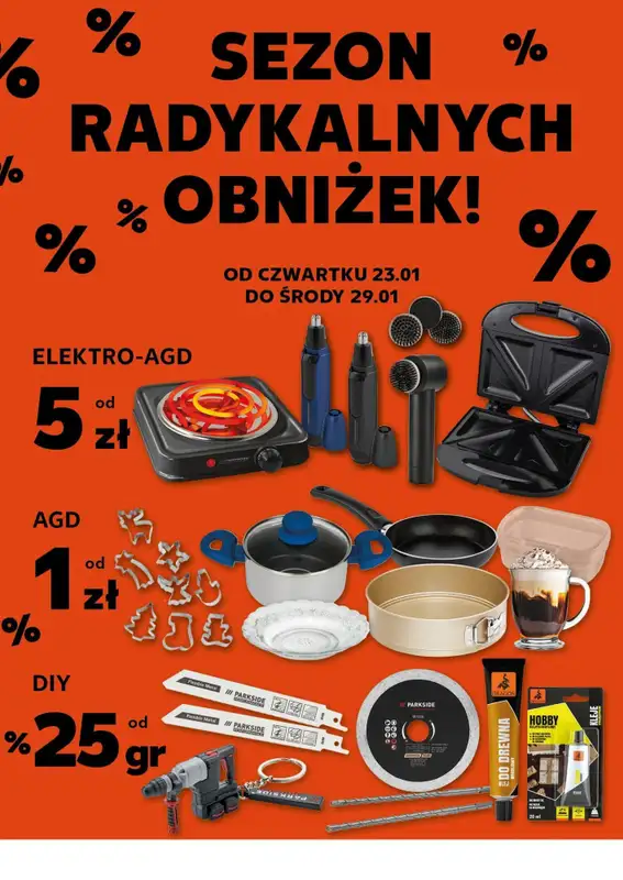 #OKAZJE w sklepach - gazetka promocyjna Oferta Kaufland - Non Food od czwartku 23.01 do środy 29.01 - strona 6