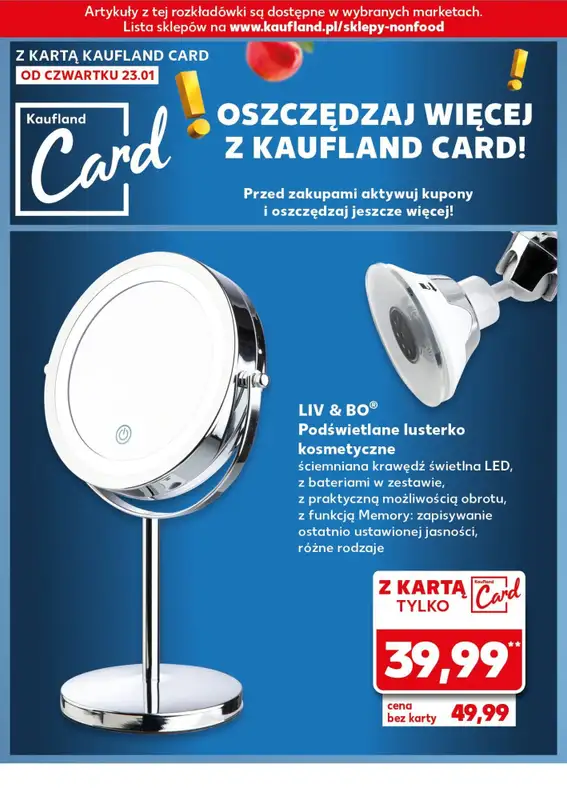 #OKAZJE w sklepach - gazetka promocyjna Oferta Kaufland - Non Food od czwartku 23.01 do środy 29.01 - strona 18
