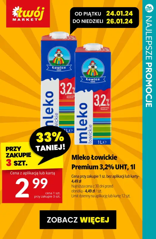 #OKAZJE w sklepach - gazetka promocyjna Niedziela handlowa - sprawdź promocje od czwartku 23.01 do niedzieli 26.01 - strona 4