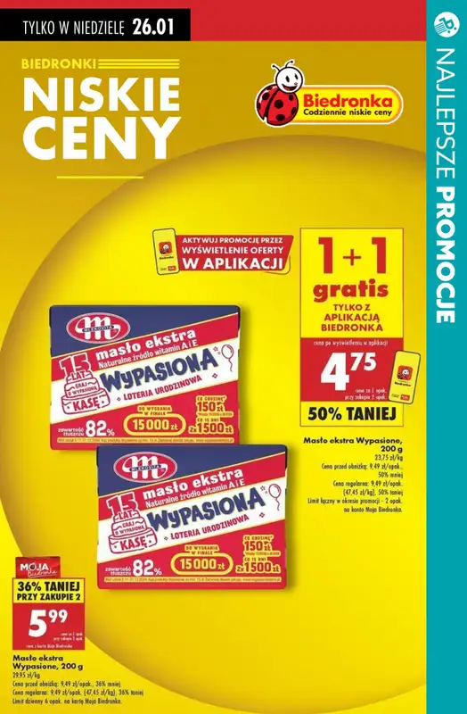 #OKAZJE w sklepach - gazetka promocyjna Niedziela handlowa - sprawdź promocje od czwartku 23.01 do niedzieli 26.01 - strona 2