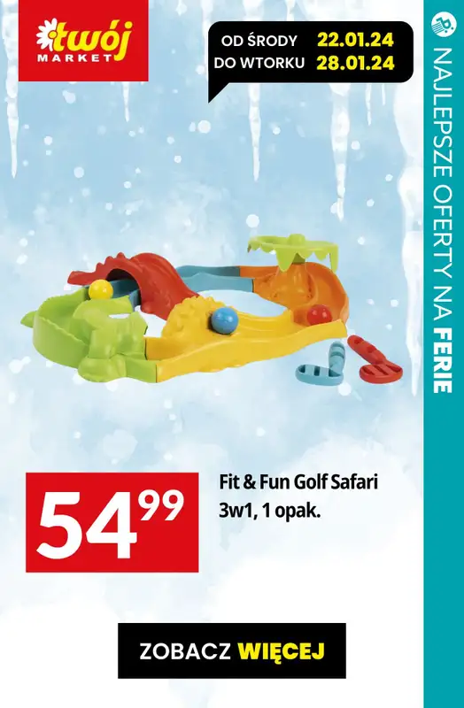 #OKAZJE w sklepach - gazetka promocyjna Zabawy na ferie - najlepsze oferty od czwartku 23.01 do wtorku 28.01 - strona 5