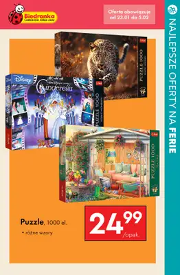 #OKAZJE w sklepach - gazetka promocyjna Zabawy na ferie - najlepsze oferty od czwartku 23.01 do wtorku 28.01 - strona 9 #OKAZJE w sklepach - gazetka promocyjna Zabawy na ferie - najlepsze oferty od czwartku 23.01 do wtorku 28.01 - strona 9