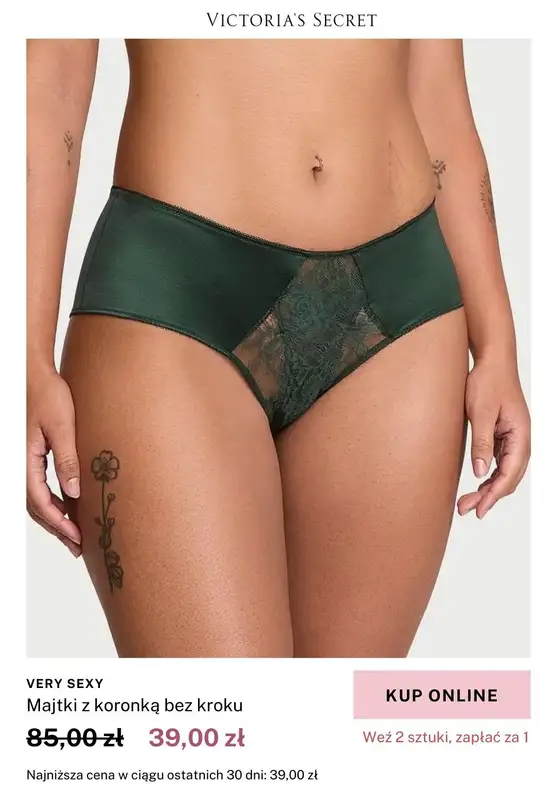 Victoria's Secret - gazetka promocyjna 2 za 1 majtki z wyprzedaży od piątku 24.01 do niedzieli 26.01 - strona 7