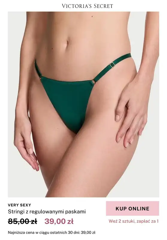 Victoria's Secret - gazetka promocyjna 2 za 1 majtki z wyprzedaży od piątku 24.01 do niedzieli 26.01 - strona 9