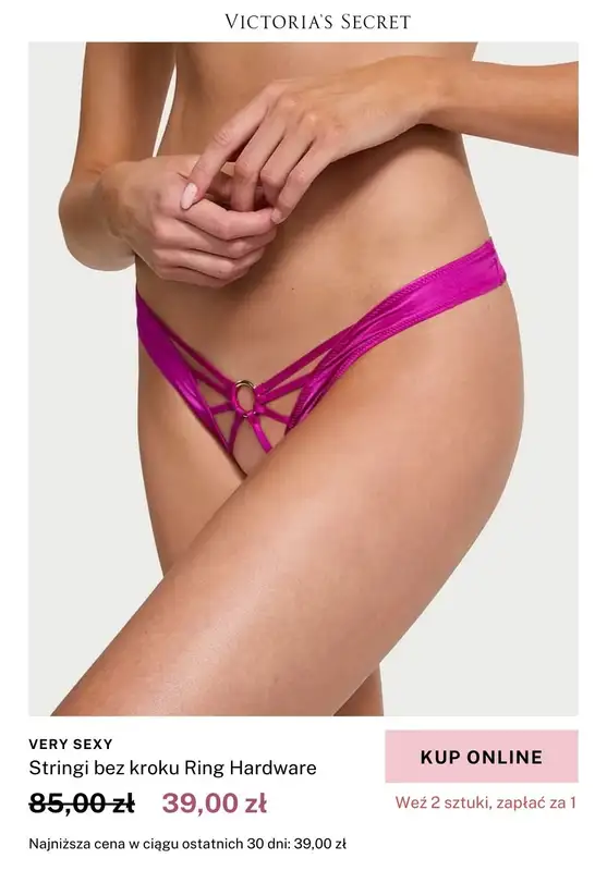 Victoria's Secret - gazetka promocyjna 2 za 1 majtki z wyprzedaży od piątku 24.01 do niedzieli 26.01 - strona 6