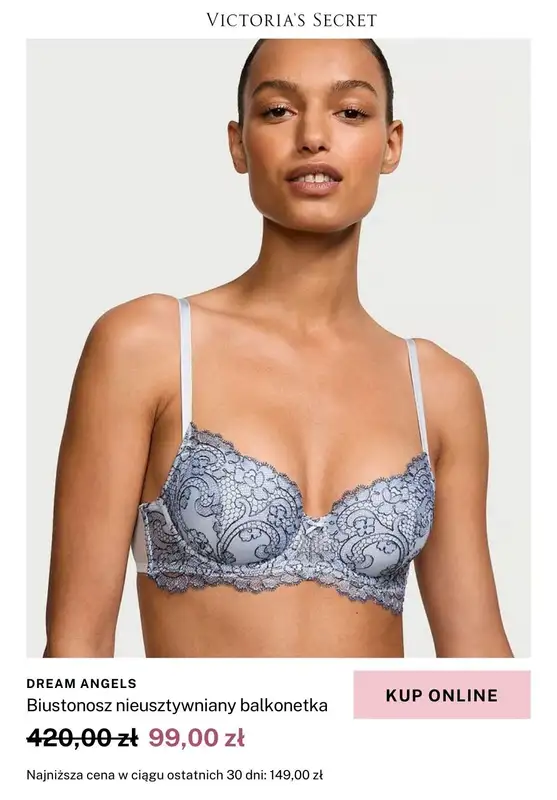 Victoria's Secret - gazetka promocyjna Biustonosze z wyprzedaży za max 99 zł od soboty 25.01 do środy 29.01 - strona 2