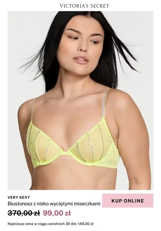 Victoria's Secret - gazetka promocyjna Biustonosze z wyprzedaży za max 99 zł od soboty 25.01 do środy 29.01 - strona 10