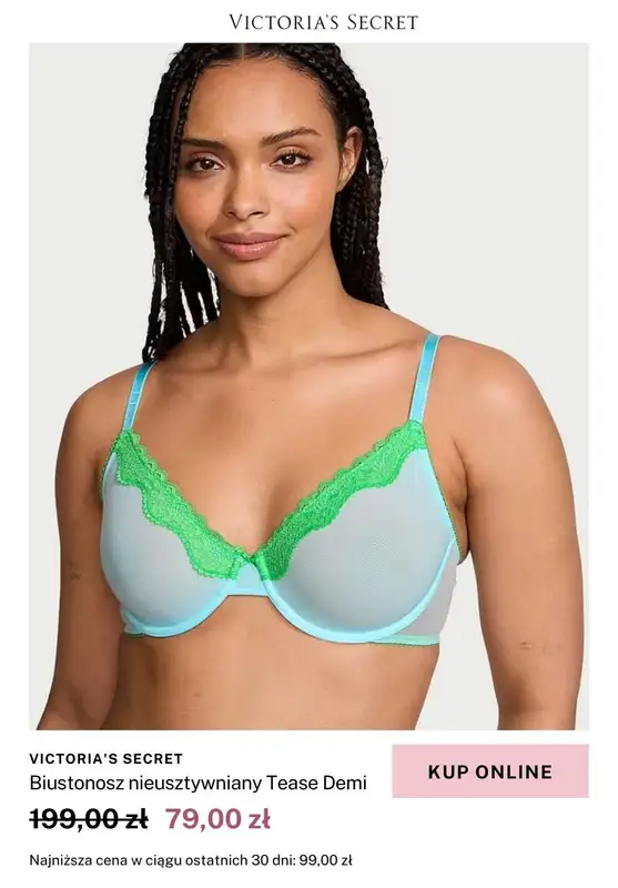 Victoria's Secret - gazetka promocyjna Biustonosze z wyprzedaży za max 99 zł od soboty 25.01 do środy 29.01 - strona 7