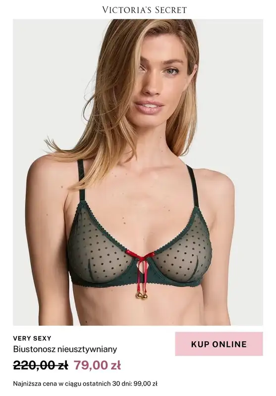 Victoria's Secret - gazetka promocyjna Biustonosze z wyprzedaży za max 99 zł od soboty 25.01 do środy 29.01 - strona 4
