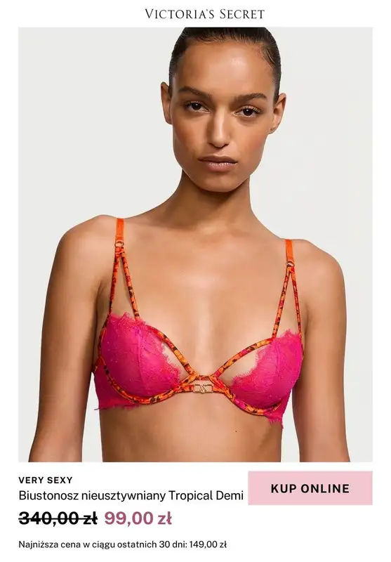 Victoria's Secret - gazetka promocyjna Biustonosze z wyprzedaży za max 99 zł od soboty 25.01 do środy 29.01 - strona 3