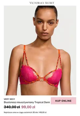 Victoria's Secret - gazetka promocyjna Biustonosze z wyprzedaży za max 99 zł od soboty 25.01 do środy 29.01 - strona 3 Victoria's Secret - gazetka promocyjna Biustonosze z wyprzedaży za max 99 zł od soboty 25.01 do środy 29.01 - strona 3