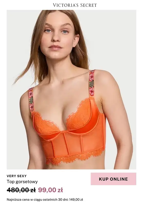 Victoria's Secret - gazetka promocyjna Biustonosze z wyprzedaży za max 99 zł od soboty 25.01 do środy 29.01 - strona 8