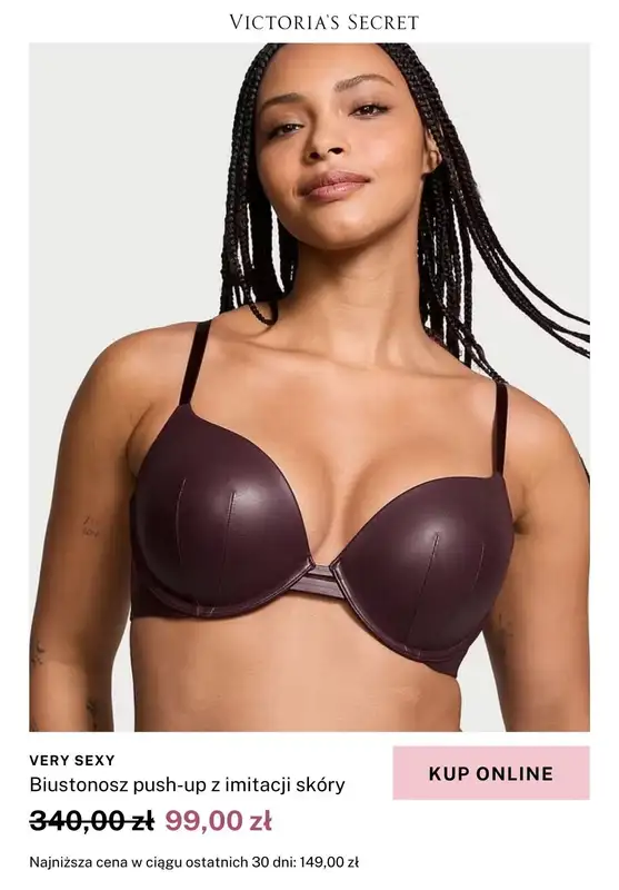 Victoria's Secret - gazetka promocyjna Biustonosze z wyprzedaży za max 99 zł od soboty 25.01 do środy 29.01 - strona 6