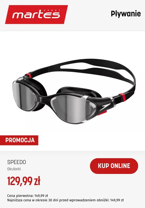 Martes Sport - gazetka promocyjna Dodatkowe -10% na produkty do pływania od piątku 24.01 do piątku 31.01 - strona 2