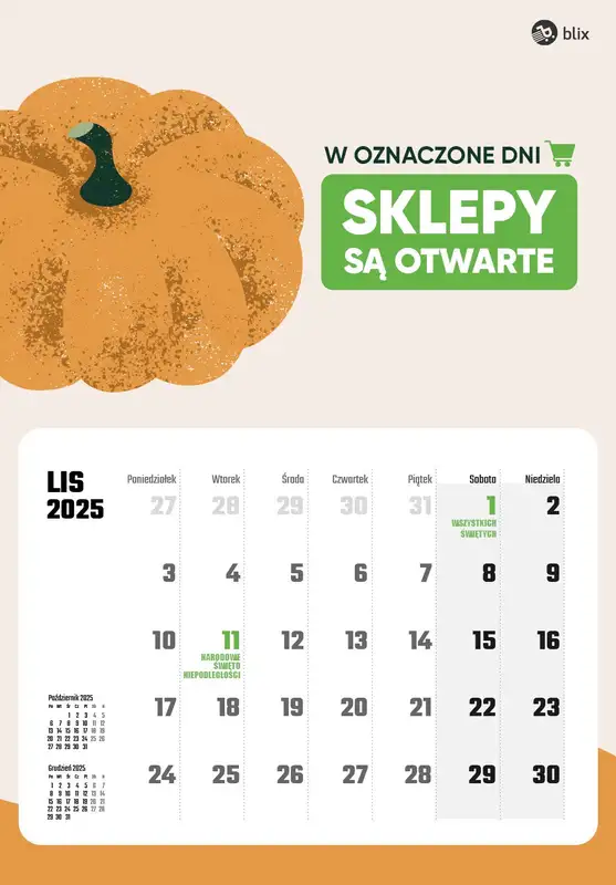 Niedziele handlowe - gazetka promocyjna Niedziele handlowe 2025  do środy 31.12 - strona 11