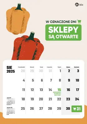 Niedziele handlowe - gazetka promocyjna Niedziele handlowe 2025  do środy 31.12 - strona 8 Niedziele handlowe - gazetka promocyjna Niedziele handlowe 2025  do środy 31.12 - strona 8