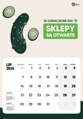 Niedziele handlowe - gazetka promocyjna Niedziele handlowe 2025  do środy 31.12 - strona 7 Niedziele handlowe - gazetka promocyjna Niedziele handlowe 2025  do środy 31.12 - strona 7