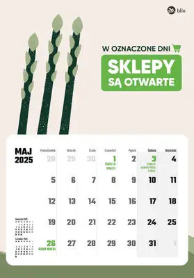 Niedziele handlowe - gazetka promocyjna Niedziele handlowe 2025  do środy 31.12 - strona 5 Niedziele handlowe - gazetka promocyjna Niedziele handlowe 2025  do środy 31.12 - strona 5