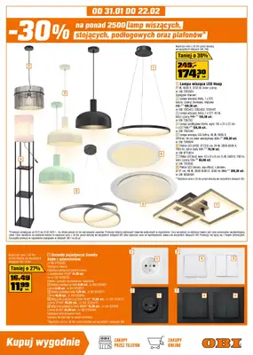OBI - gazetka promocyjna Gazetka od środy 29.01 do wtorku 18.02 - strona 5