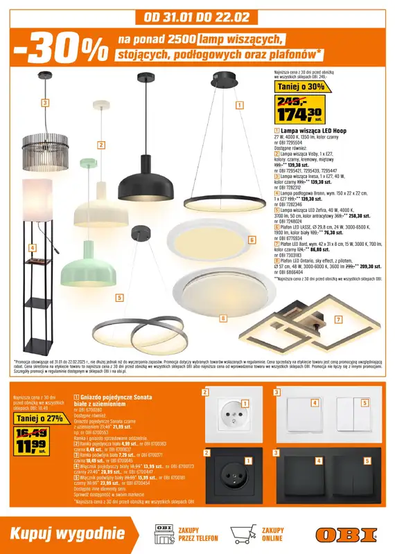 OBI - gazetka promocyjna Gazetka od środy 29.01 do wtorku 18.02 - strona 5