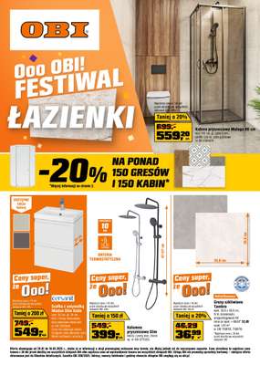OBI - gazetka promocyjna Gazetka od środy 29.01 do wtorku 18.02