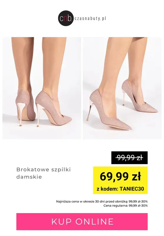 Czasnabuty.pl - gazetka promocyjna -30% na szpilki, czółenka i balerina od środy 29.01 do wtorku 04.03 - strona 11
