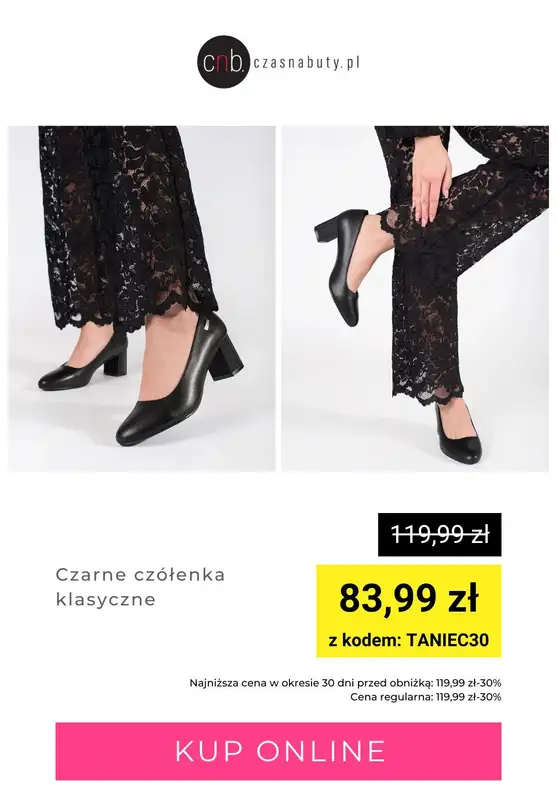 Czasnabuty.pl - gazetka promocyjna -30% na szpilki, czółenka i balerina od środy 29.01 do wtorku 04.03 - strona 6