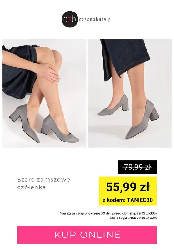 Czasnabuty.pl - gazetka promocyjna -30% na szpilki, czółenka i balerina od środy 29.01 do wtorku 04.03 - strona 3