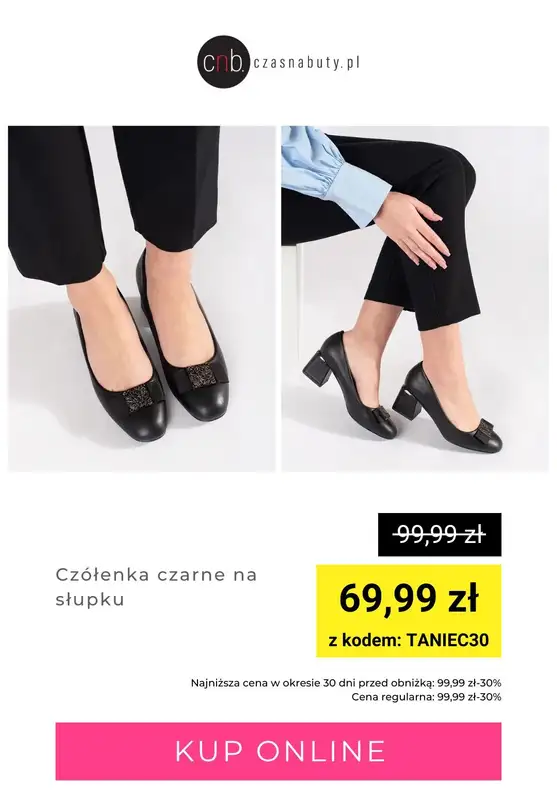 Czasnabuty.pl - gazetka promocyjna -30% na szpilki, czółenka i balerina od środy 29.01 do wtorku 04.03 - strona 4