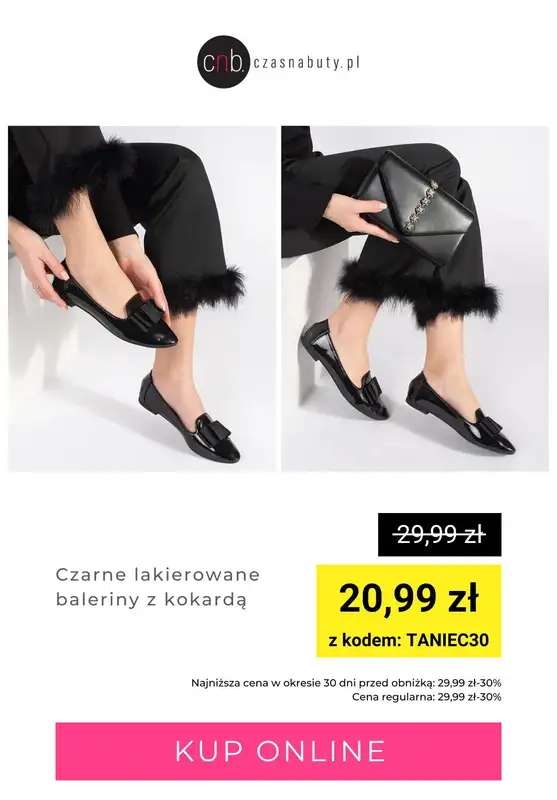 Czasnabuty.pl - gazetka promocyjna -30% na szpilki, czółenka i balerina od środy 29.01 do wtorku 04.03 - strona 8