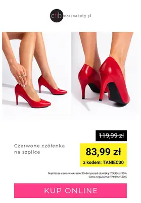 Czasnabuty.pl - gazetka promocyjna -30% na szpilki, czółenka i balerina od środy 29.01 do wtorku 04.03 - strona 9