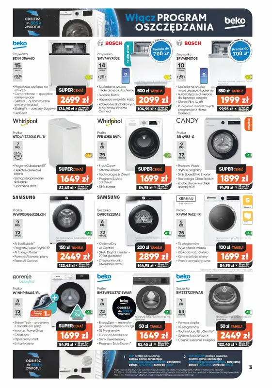 Max Elektro - gazetka promocyjna Gazetka od czwartku 30.01 do środy 26.02 - strona 3