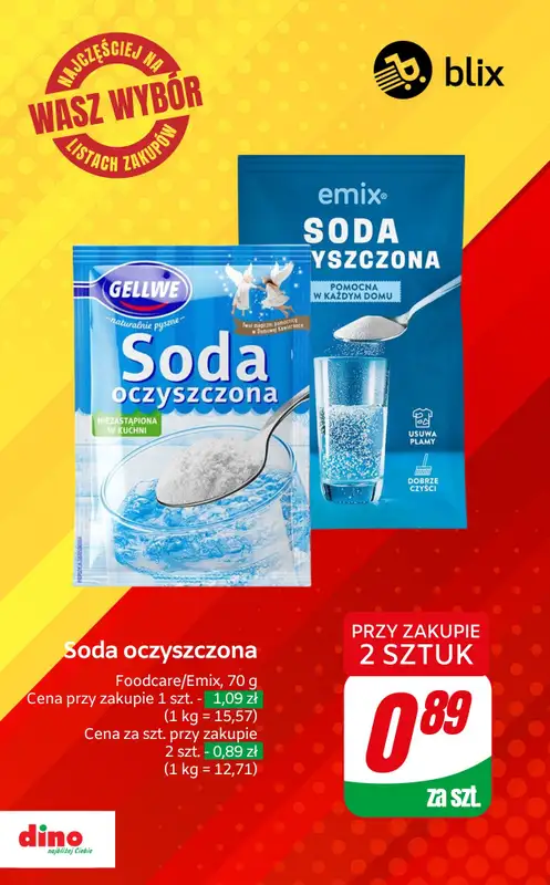 #Wasz wybór - gazetka promocyjna Dino | Wasz wybór - najczęściej na listach zakupów! od czwartku 30.01 do wtorku 04.02 - strona 10