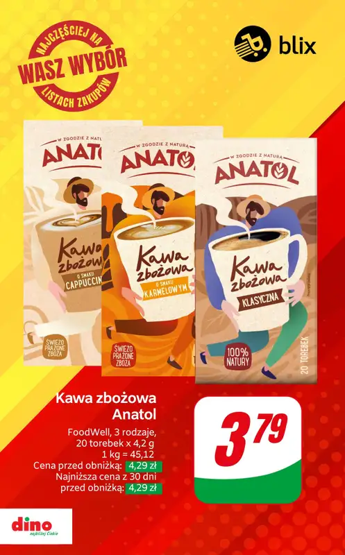 #Wasz wybór - gazetka promocyjna Dino | Wasz wybór - najczęściej na listach zakupów! od czwartku 30.01 do wtorku 04.02 - strona 5
