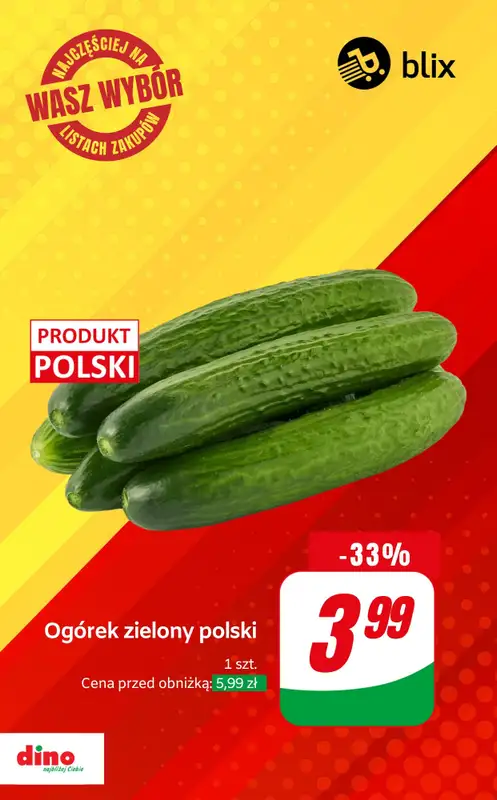 #Wasz wybór - gazetka promocyjna Dino | Wasz wybór - najczęściej na listach zakupów! od czwartku 30.01 do wtorku 04.02 - strona 2