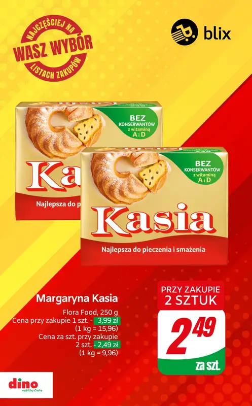 #Wasz wybór - gazetka promocyjna Dino | Wasz wybór - najczęściej na listach zakupów! od czwartku 30.01 do wtorku 04.02 - strona 8