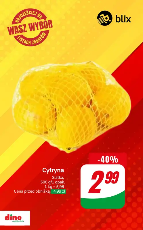 #Wasz wybór - gazetka promocyjna Dino | Wasz wybór - najczęściej na listach zakupów! od czwartku 30.01 do wtorku 04.02 - strona 3