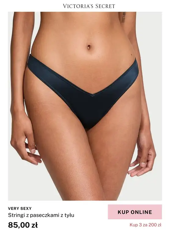 Victoria's Secret - gazetka promocyjna Majtki - 3 za 200 zł od piątku 31.01 do środy 05.02 - strona 10