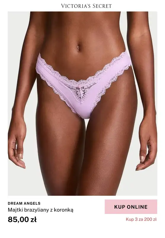 Victoria's Secret - gazetka promocyjna Majtki - 3 za 200 zł od piątku 31.01 do środy 05.02 - strona 7