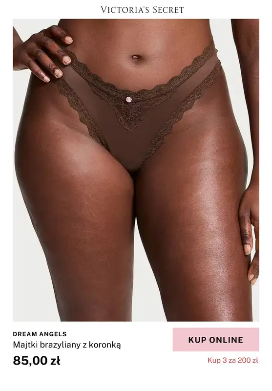 Victoria's Secret - gazetka promocyjna Majtki - 3 za 200 zł od piątku 31.01 do środy 05.02 - strona 9