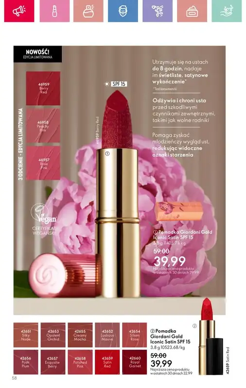 Oriflame - gazetka promocyjna Katalog 4/2025 od niedzieli 02.03 do soboty 22.03 - strona 58